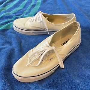 Men’s off white Vans size 10